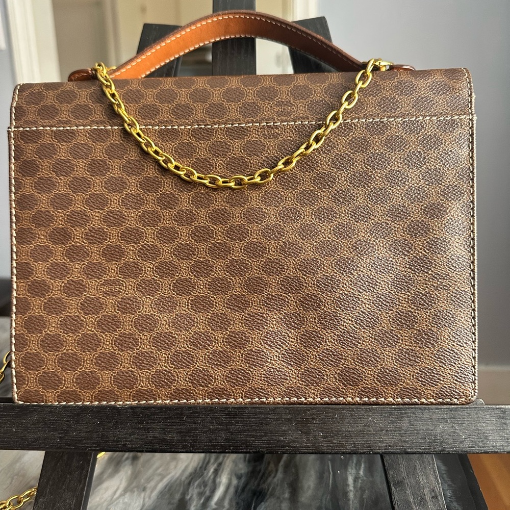 CELINE vintage shoulder bag. - Picture 2 of 9